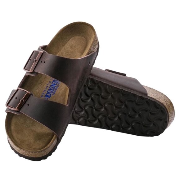 Birkenstock Arizona Soft Footbed Oiled Leather Sandals Size 10 EU 41 Women New - Picture 2 of 11